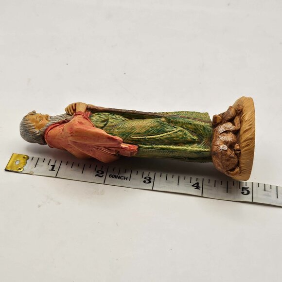 Fontanini 5" 1987 ABRAHAM 142 Holy Family Depose Italy Nativity Roman Simonelli - Picture 9 of 9